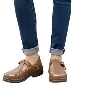 Dr. Comfort Womens Shoes Loafers Sz 5.5 XW Orthopedic Diabetic  Preppy  Office